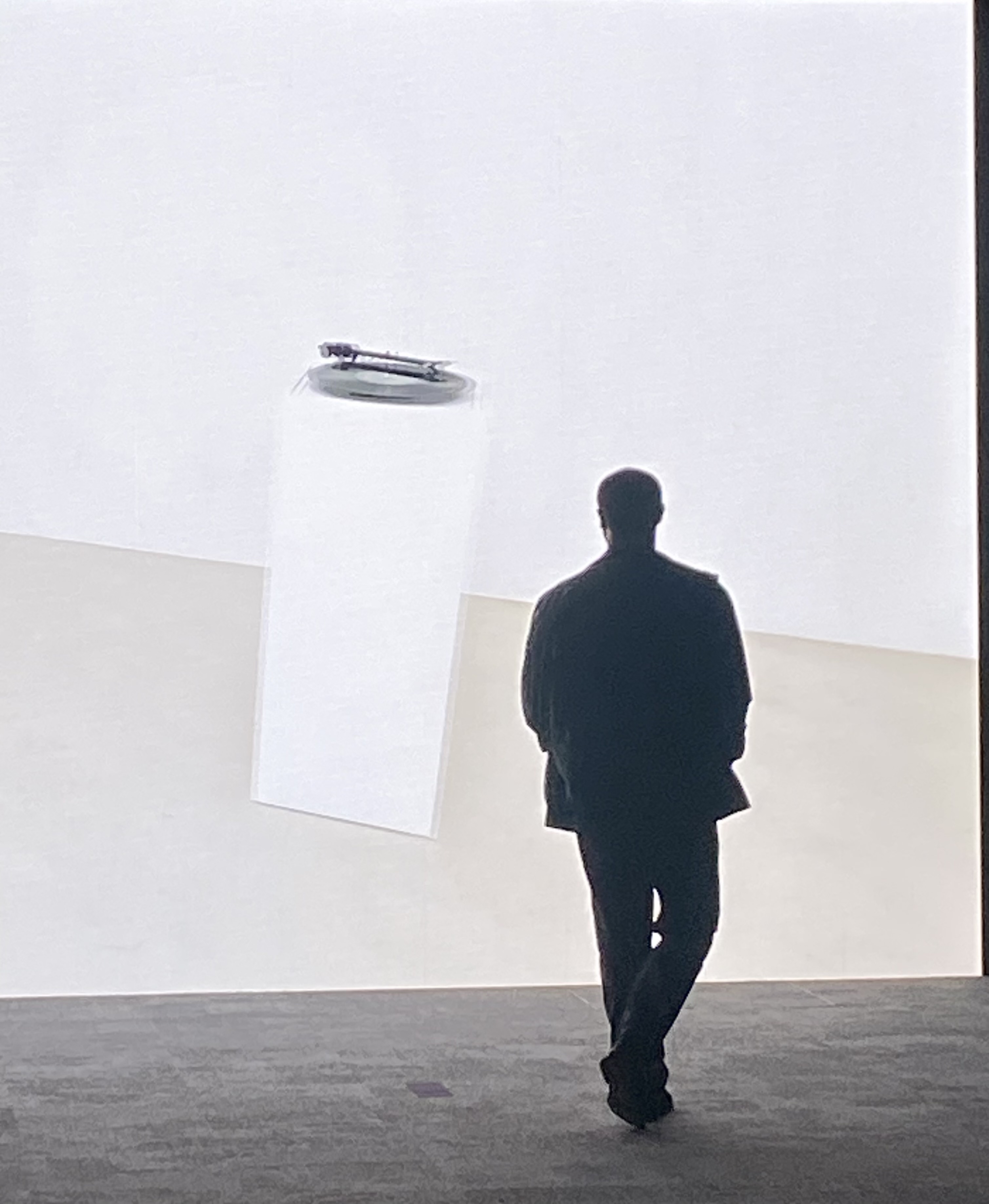 Tobias Endres at an art installation